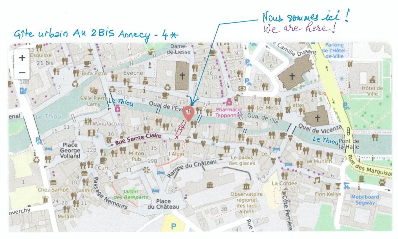 Gite Urbain Au 2Bis - อานซี ภายนอก รูปภาพ